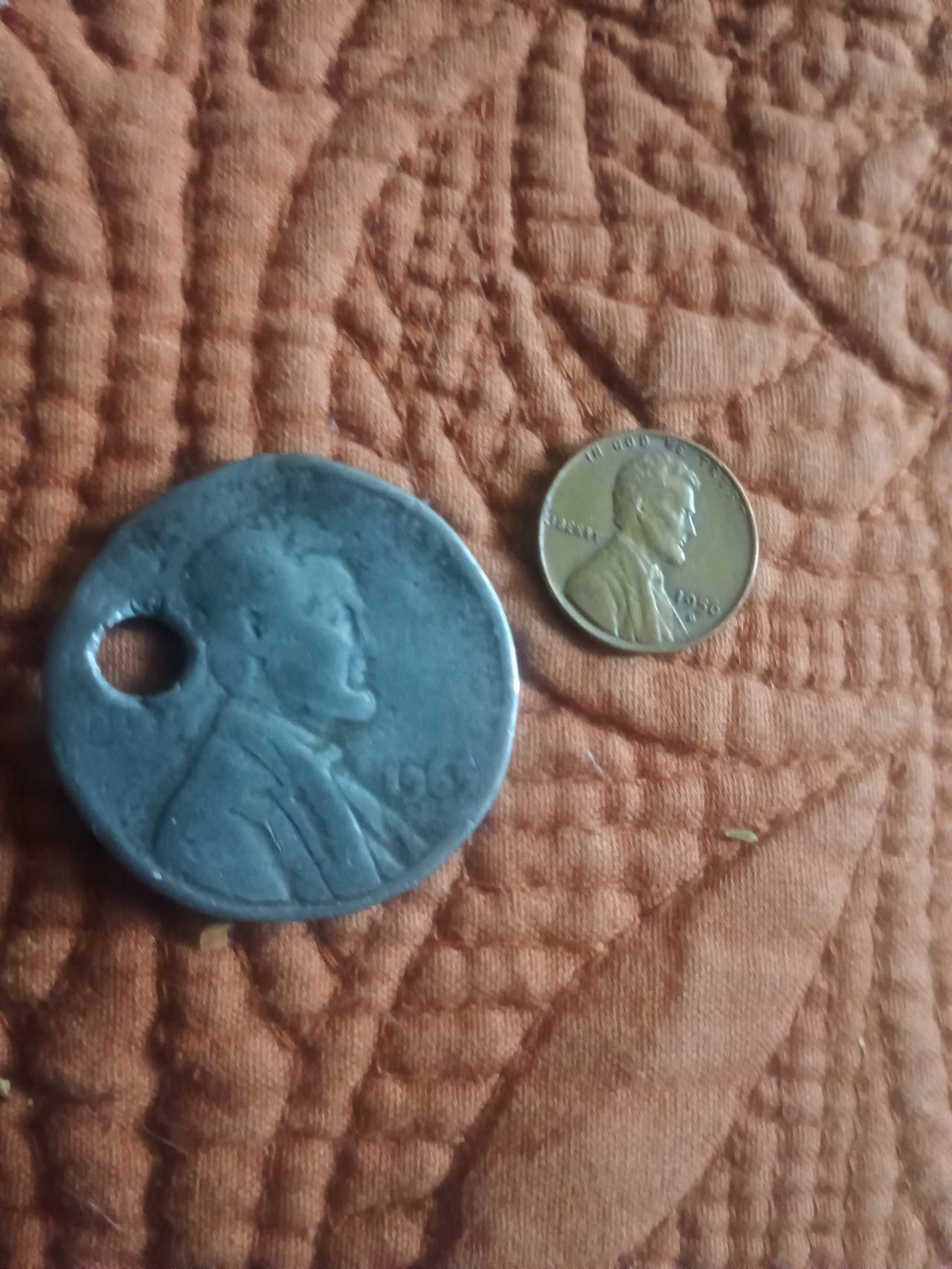 1963 Lincoln Penny Novelty Token Keychain
