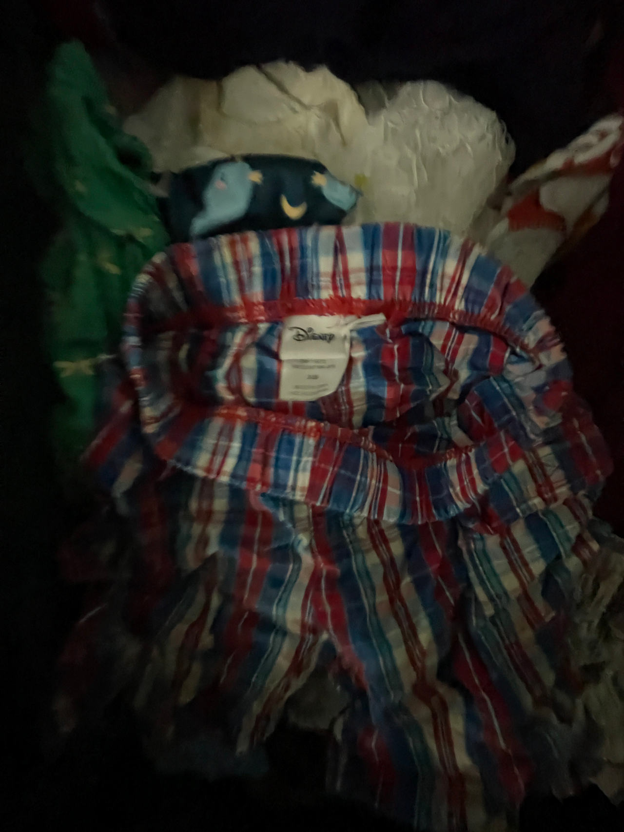 Disney Boys' Plaid Pajama Shorts