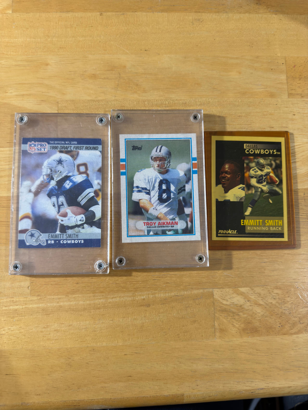 1990 / 1991Topps Troy & Aikman Emmitt Smith Football Card
