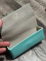 Tiffany & Co. Tiffany Blue Pebbled Leather Eyewear Case - Image 3