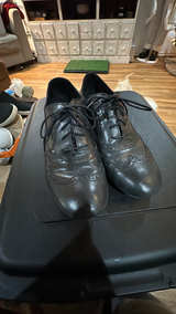 Born Black Leather Wingtip Oxford Heels 10M  - Image 2