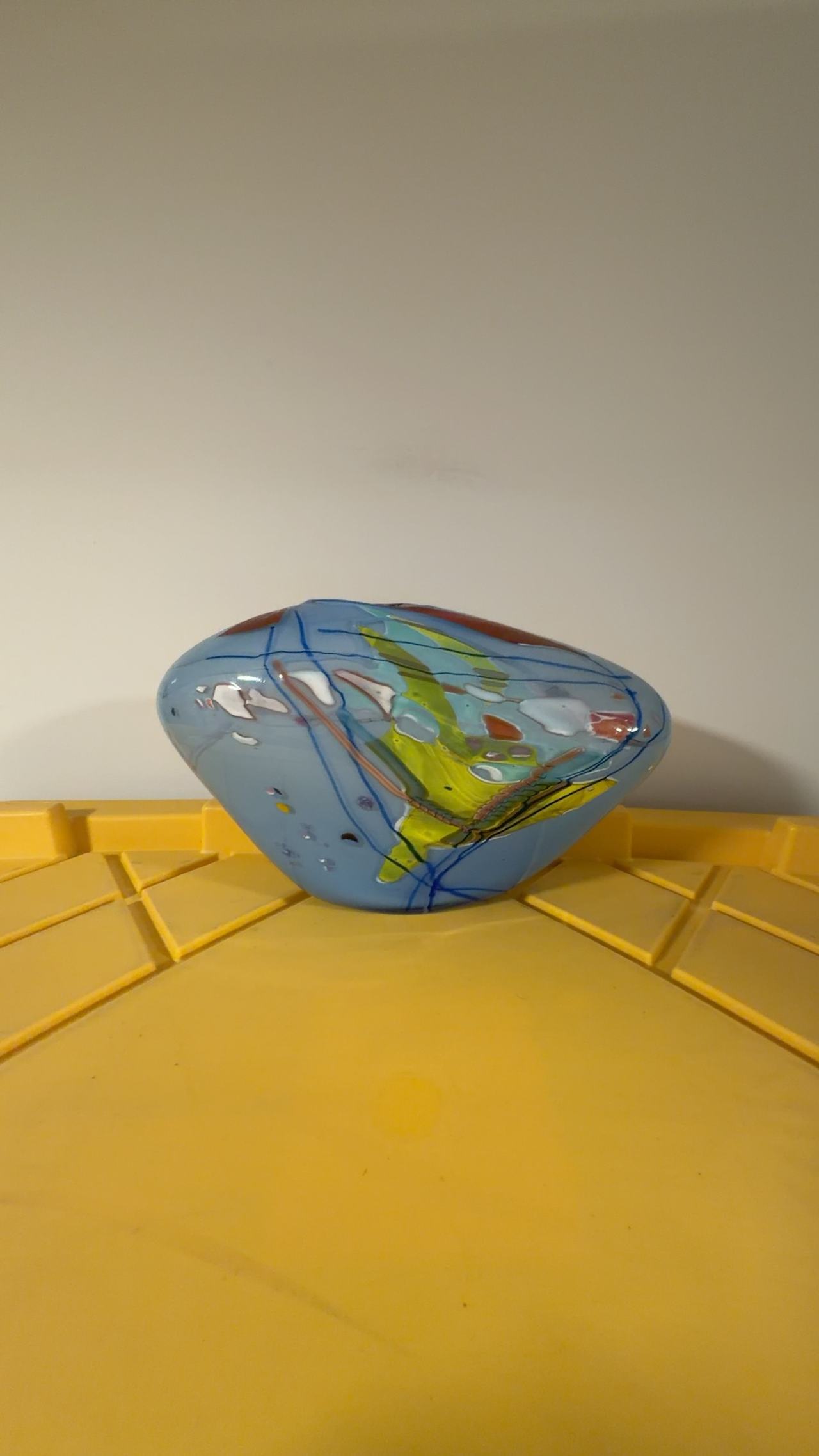 Stephen Nelson Signed Glass Sea Fan Sculpture
