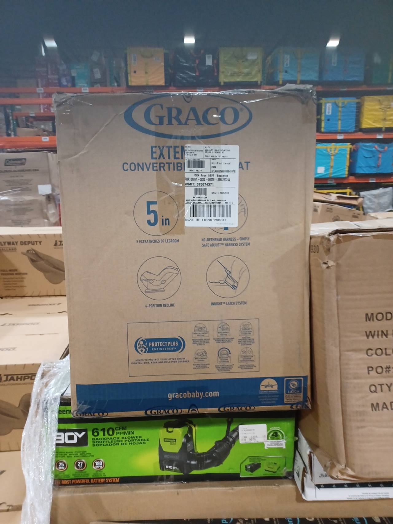 Graco Extend2Fit Convertible Car Seat