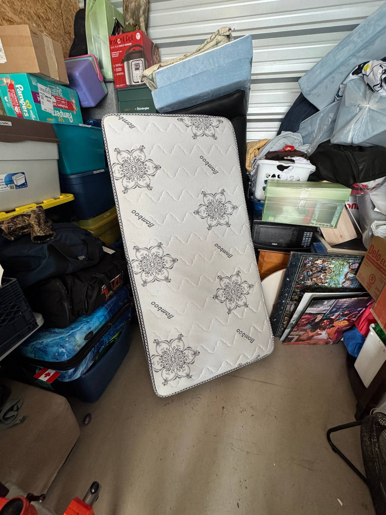 Bamboo Memory Foam Twin Mattress