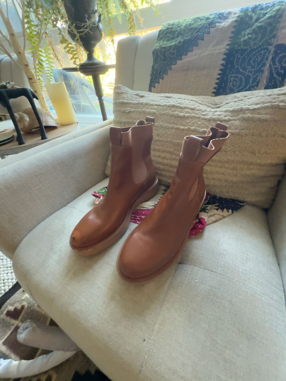 Madewell Camryn Chelsea Boot Brown Leather