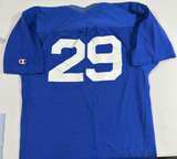 Vintage Champion Jai Alai Team Jersey Blue #2 / #29 Size L Game Used Style - Image 4