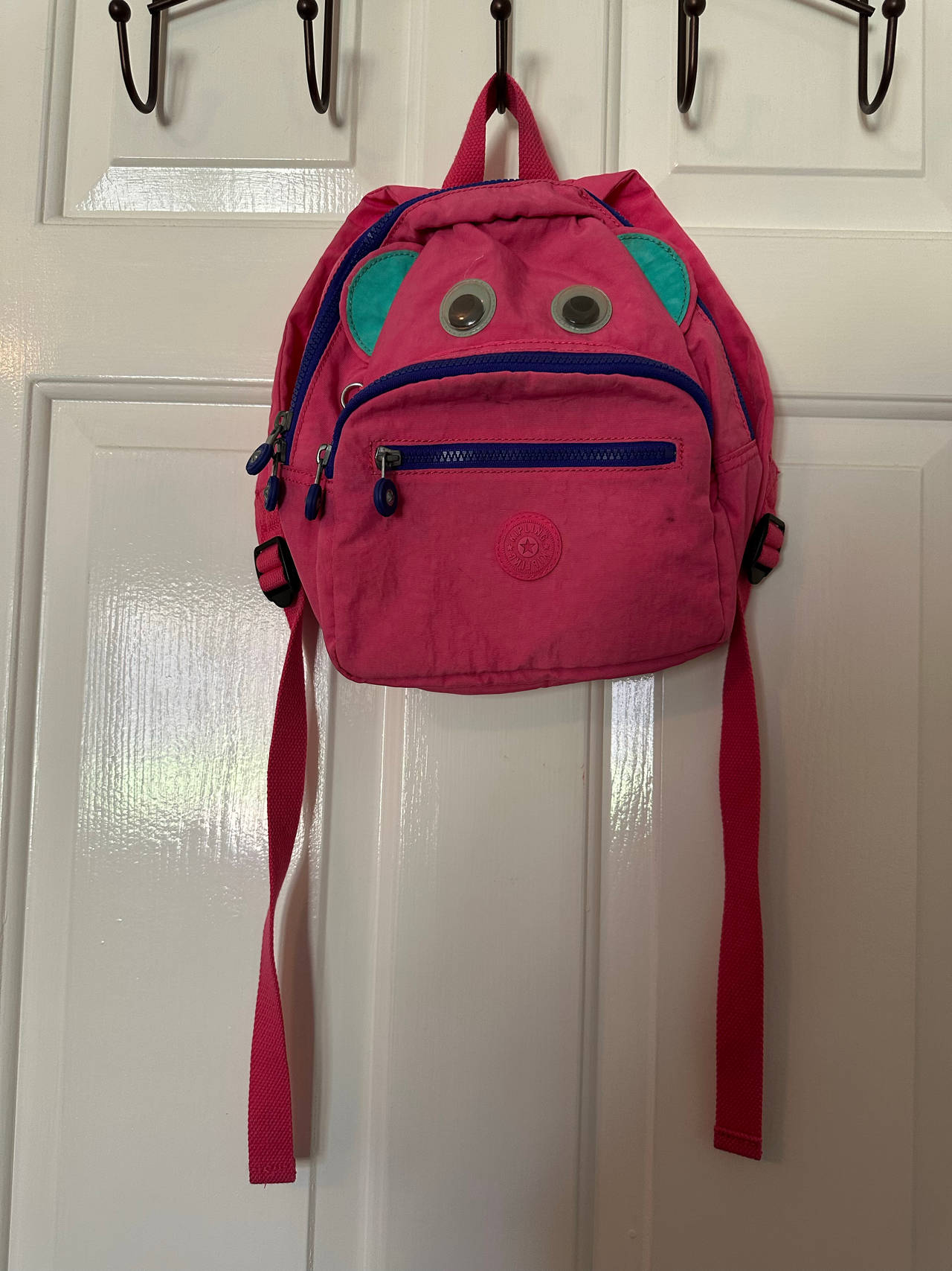 Kipling Pink Monster Mini Backpack