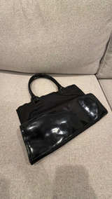 Tory Burch Ella Tote Black Nylon - Image 2