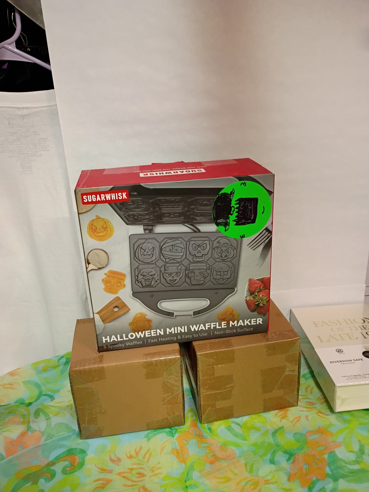 Sugarwhisk Halloween Mini Waffle Maker