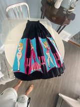 Pinup Couture by Micheline Pitt Burlesque Novelty Circle Skirt - Image 1