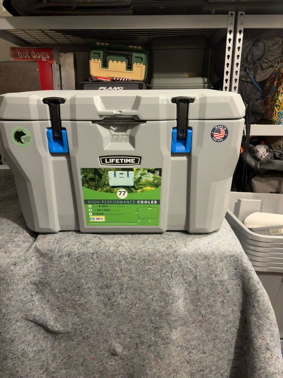 Lifetime 55 Quart High Performance Cooler Gray