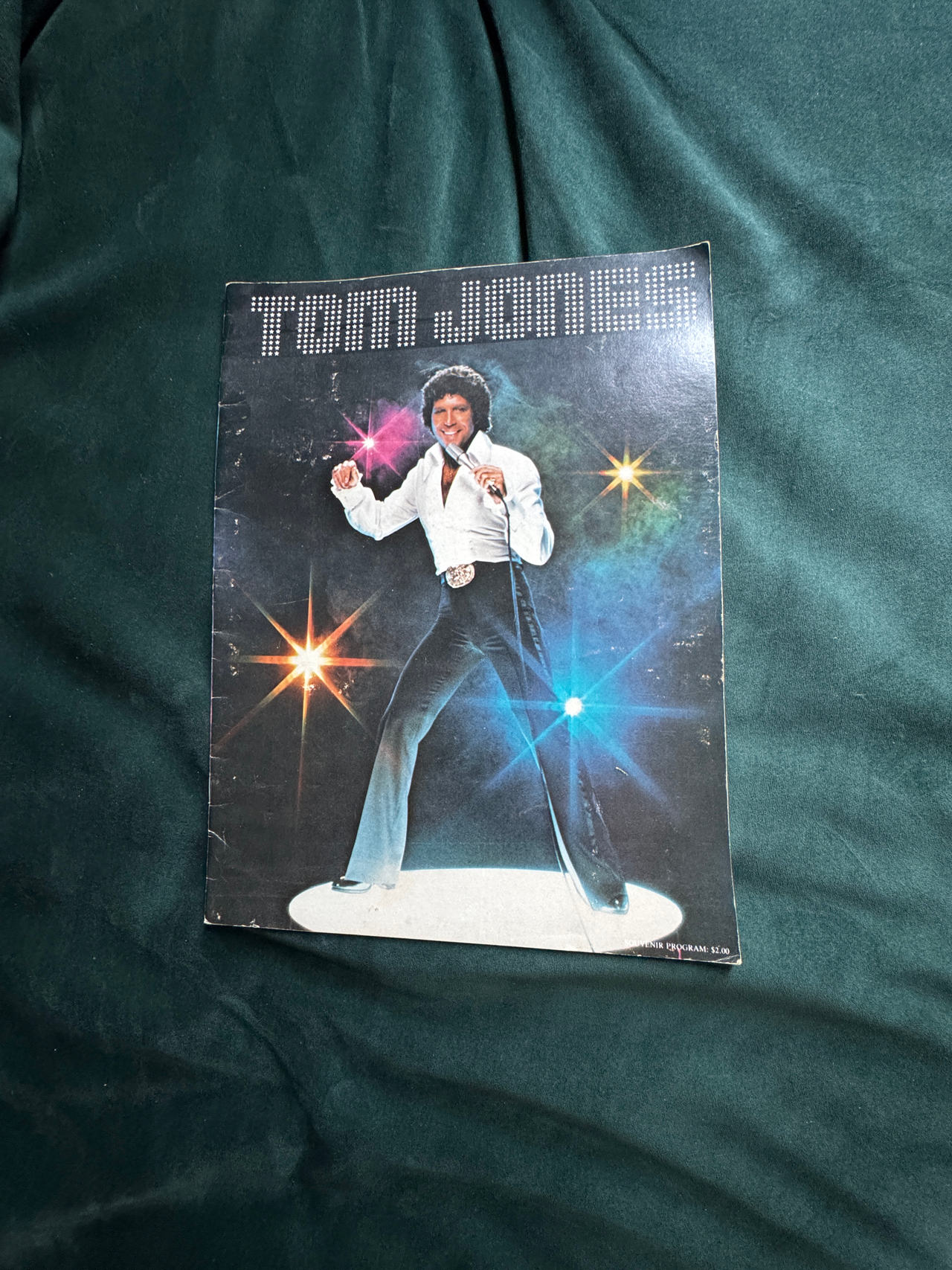 Tom Jones Concert Program