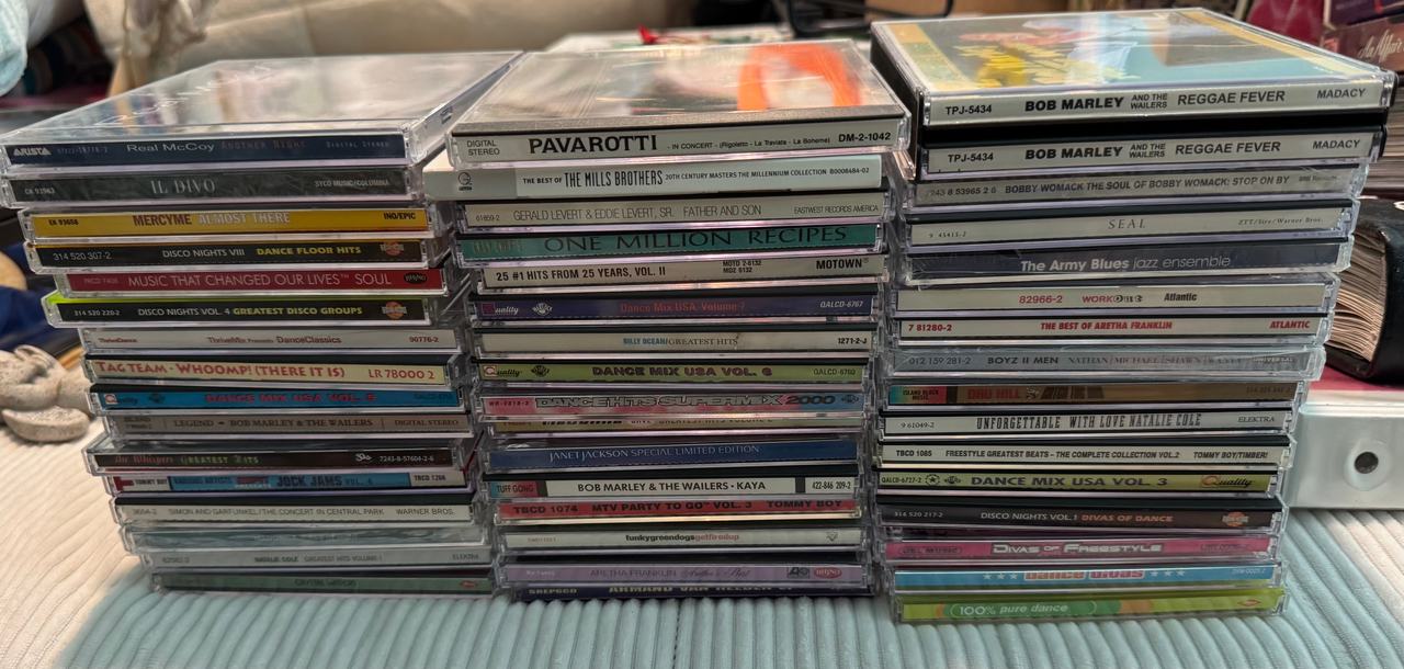 Bulk Lot of 48 Assorted Music CDs