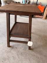Mission Style Wood End Table with Shelf - Image 5