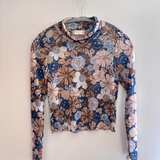Altar'd State Floral Mesh Top - Image 2