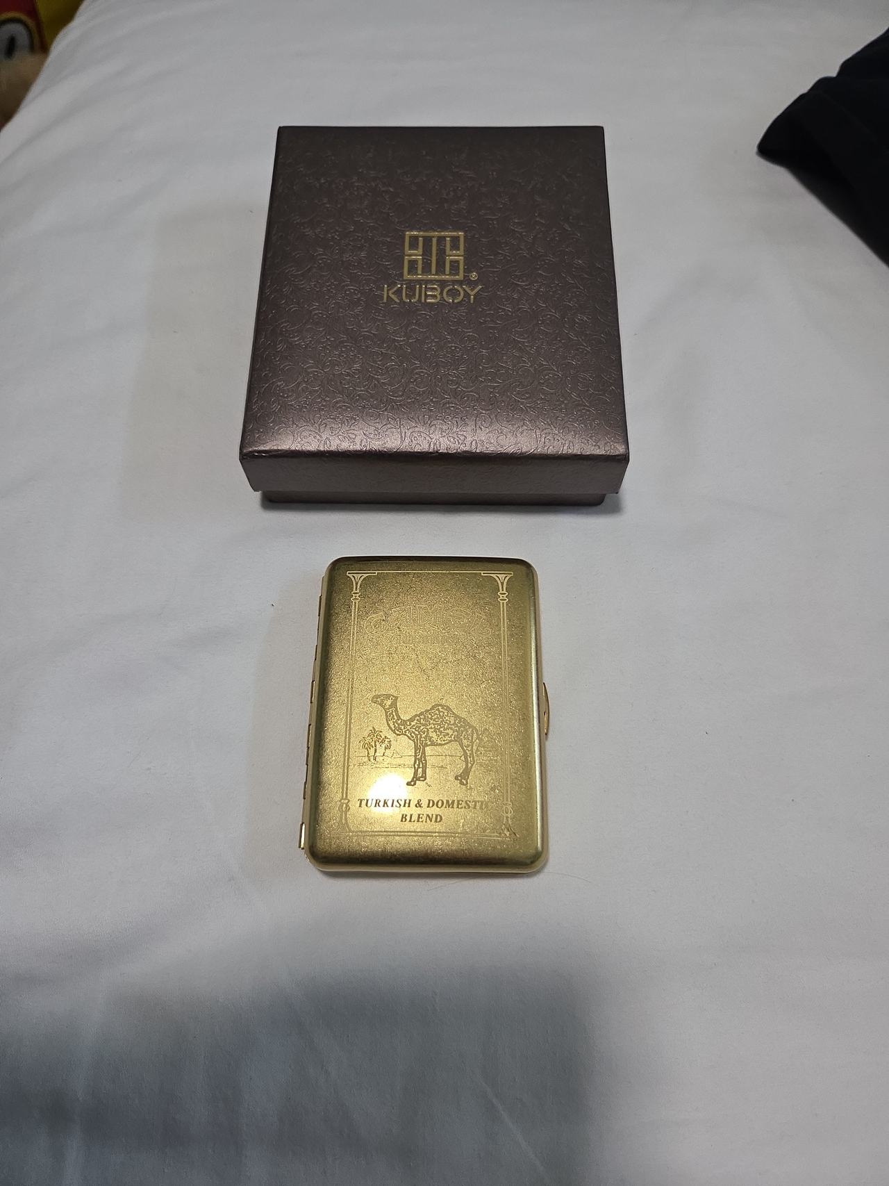 Kuboy Camel Cigarette Case with Box
