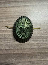 Soviet Army Olive Drab Star Cockade Badge - Image 1