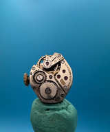 Bulova 6AH 17 Jewel Watch Movement works, beautiful dial - Image 1