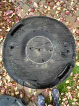 Project Source 32-Gallon Black Plastic Trash Can w. Lid - Image 6