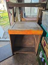 Handmade Wooden Utility Stand / Workstation - Image 2