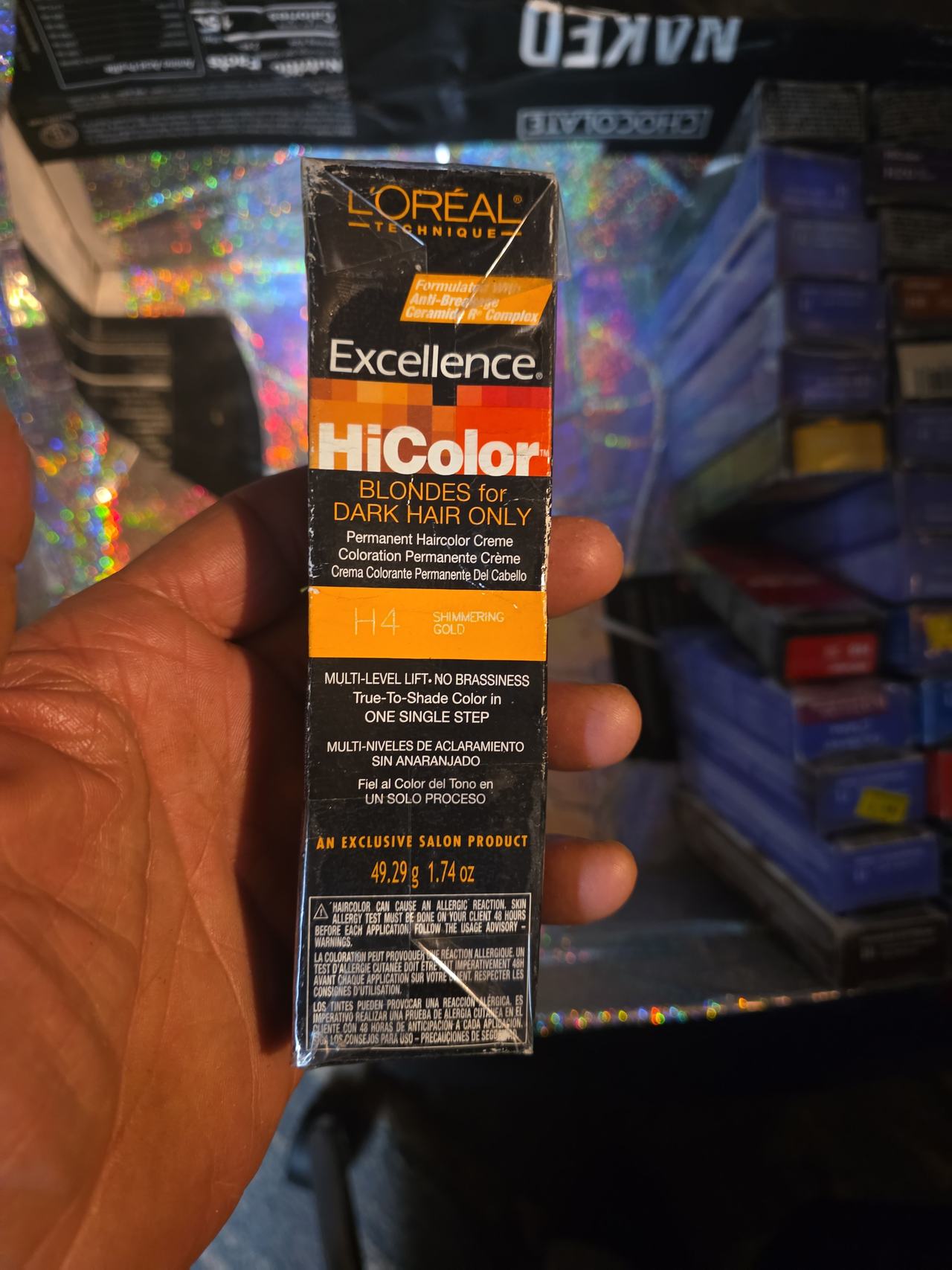 L'Oreal Excellence HiColor Blondes for Dark Hair Only - H4 Shimmering Gold