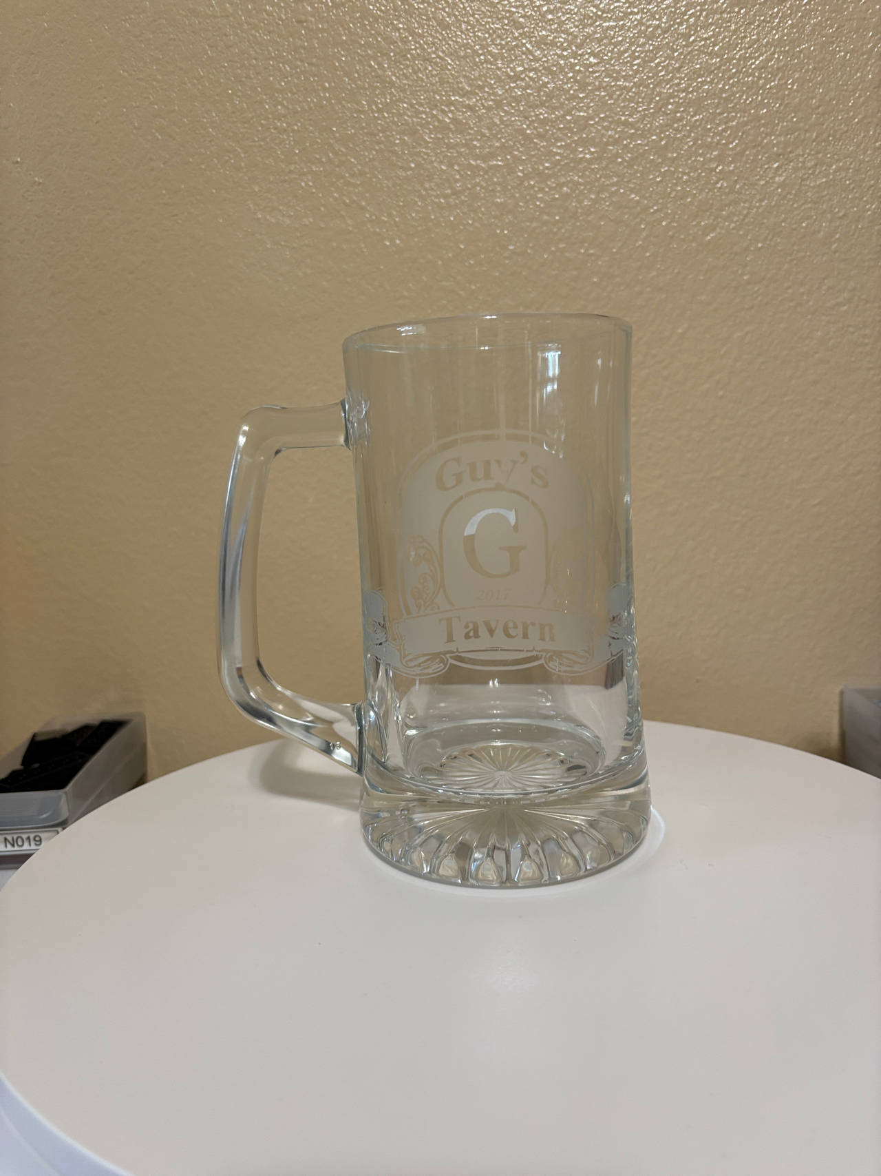 Guy Fieri Guy's Tavern Etched Beer Mug