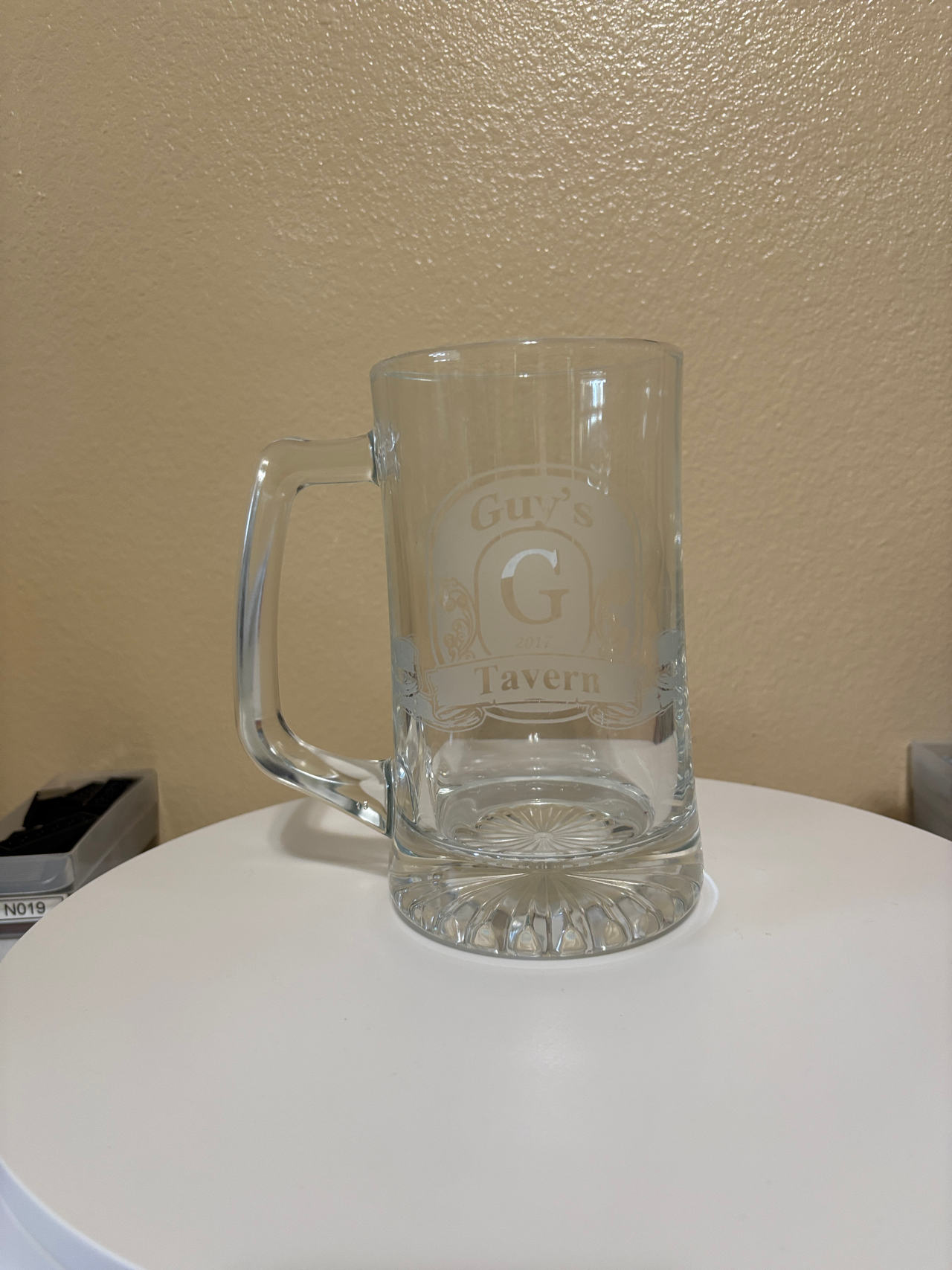 Guy Fieri Guy's Tavern Etched Beer Mug