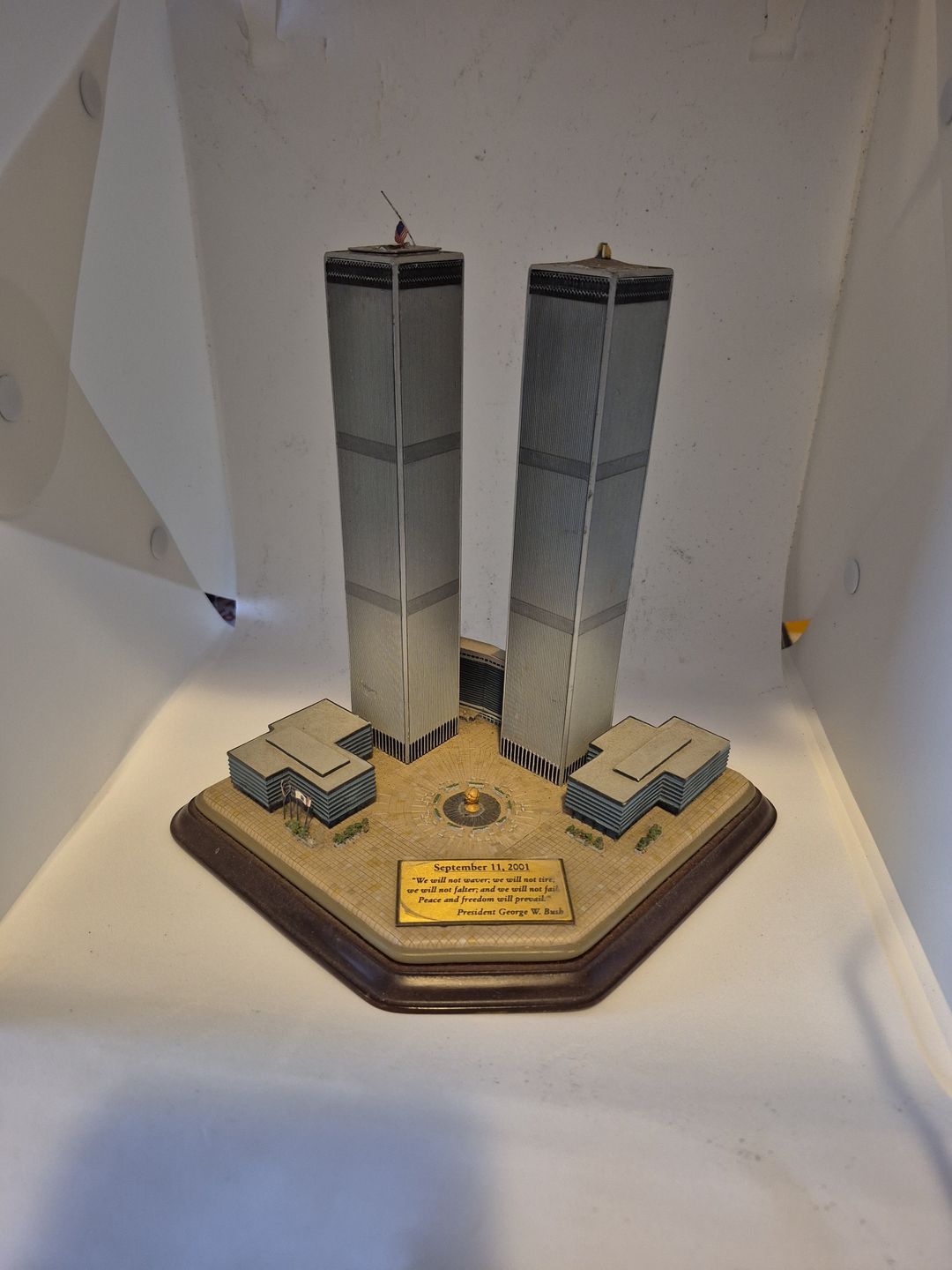 Danbury Mint World Trade Center Memorial