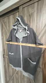 Stan Herman Short Sleeve Hooded Lounger Robe one size Plus - Image 3