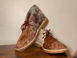 Uwezo Desert Boot Cowhide Calf Hair Leather SIZE 10 - Image 6