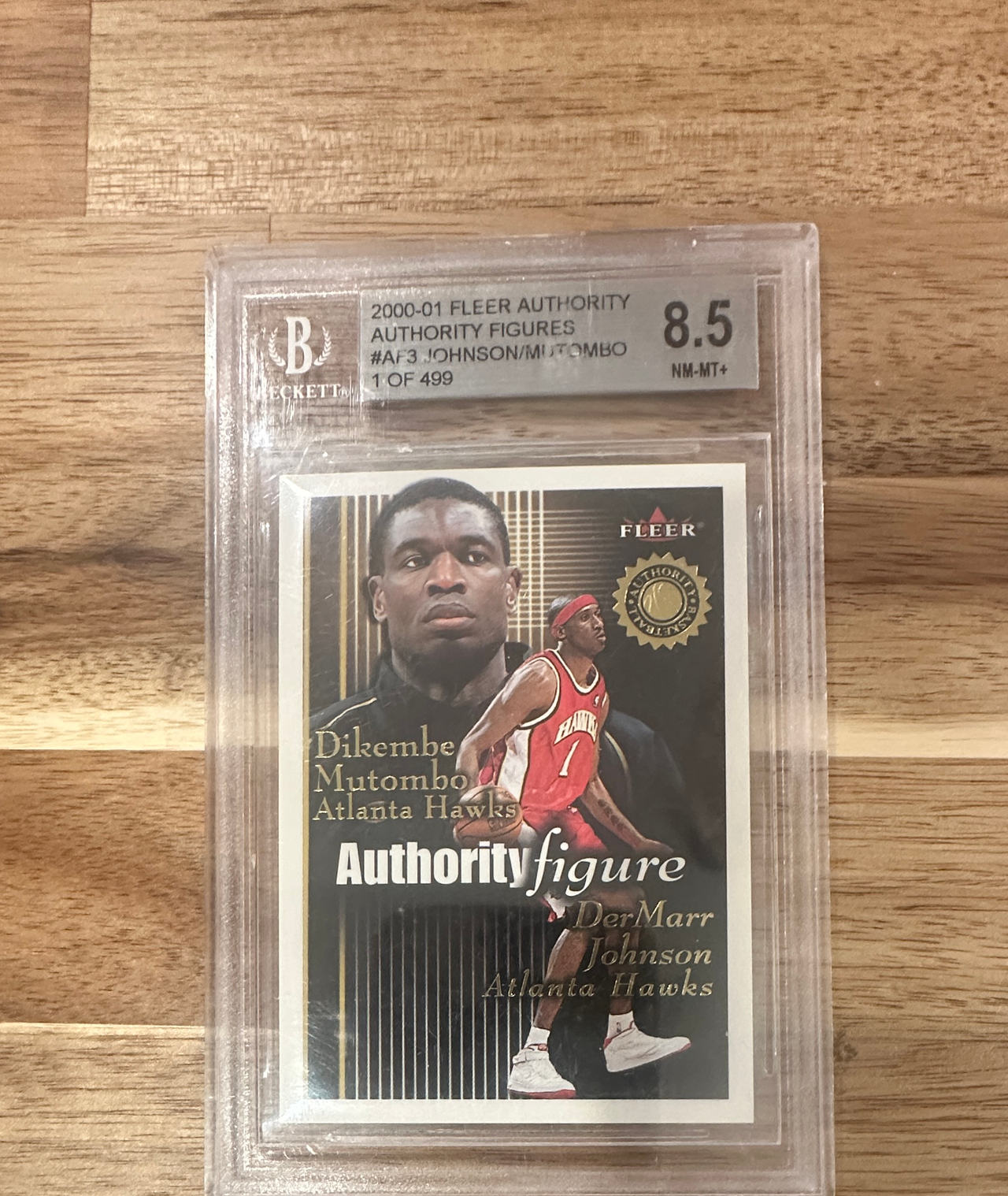 2000-01 Fleer Authority Figures Dikembe Mutombo/DerMarr Johnson #AF3
1 /499 8.5