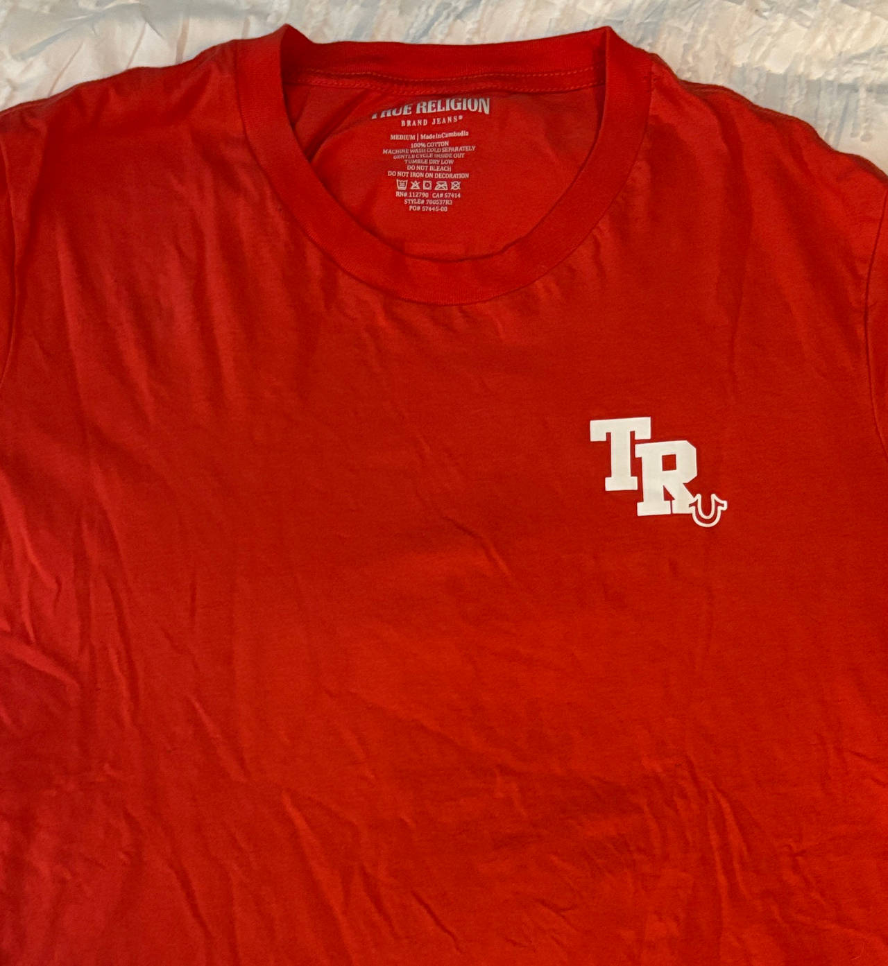 True Religion Men's TR Logo Graphic T-Shirt