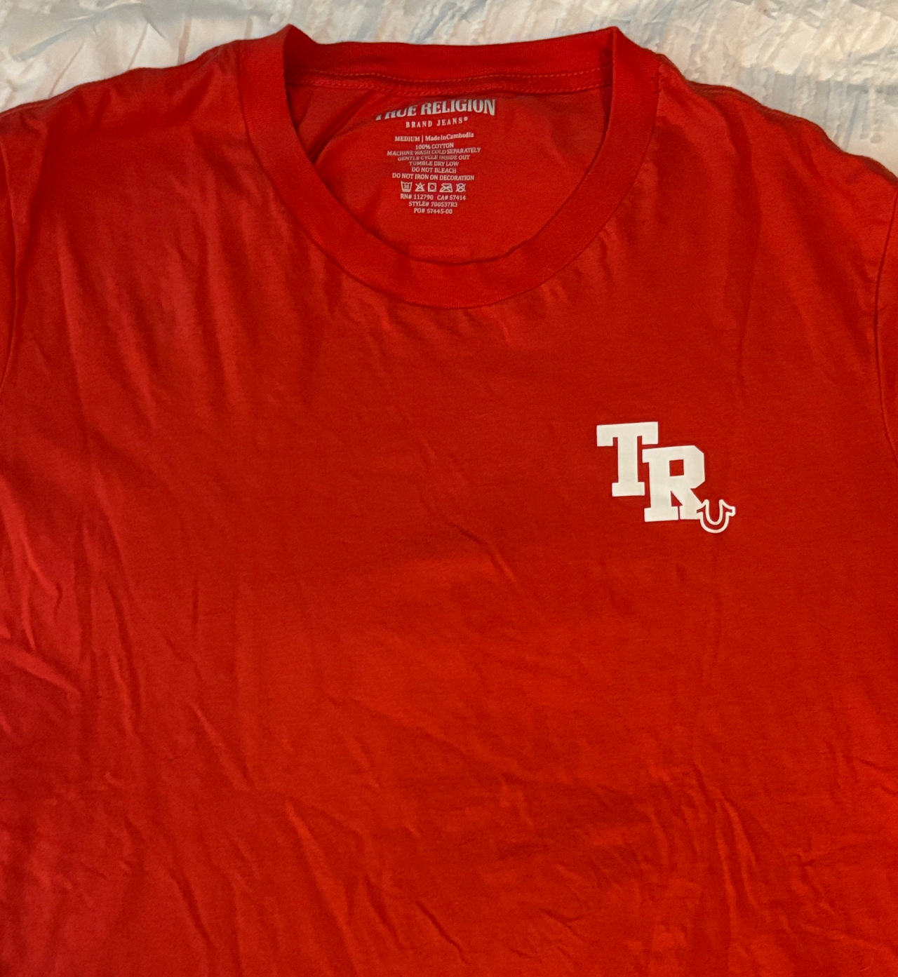 True Religion Men's TR Logo Graphic T-Shirt