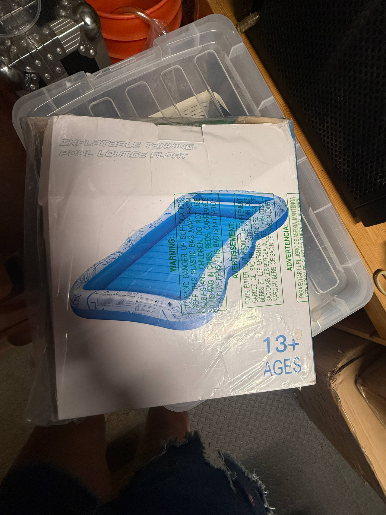 Inflatable Tanning Pool Lounge Float