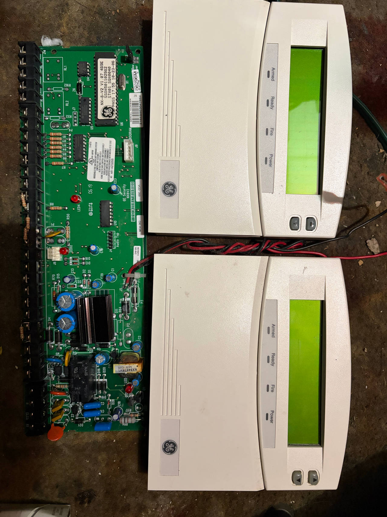 GE Interlogix NetworX NX-8V2 Control Panel with NX-148E Keypads