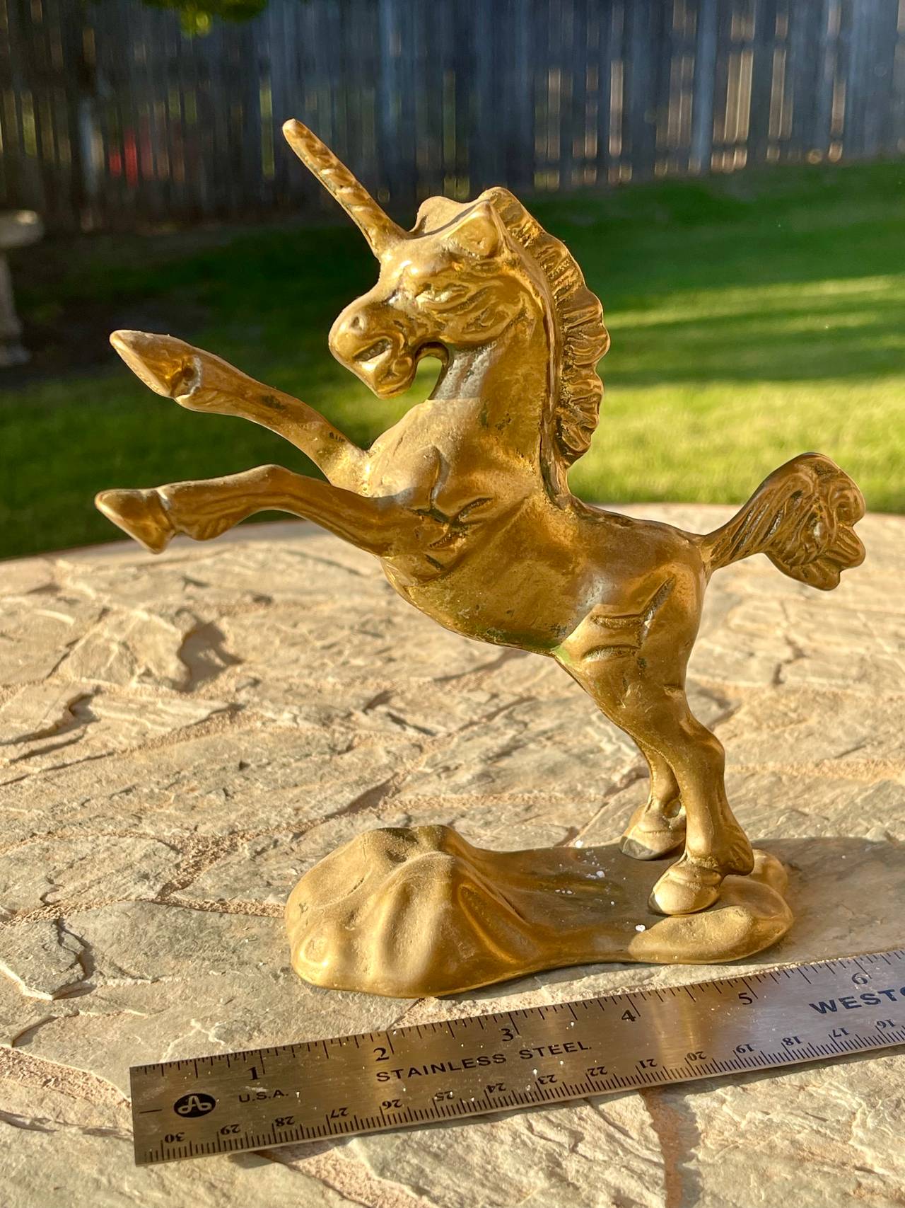 Brass Unicorn Figurine
