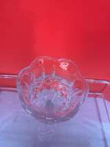 VINTAGE 7" HOMCO STEMMED SCALLOPED TULIP VOTIVE/TEALIGHT CANDLE HOLDER - Image 2