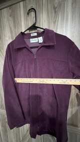 Joanna Stretch Full Zip Jacket Plum purple size Medium - Image 6
