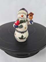 Ceramic Snowman Hinged Trinket Box - Image 2
