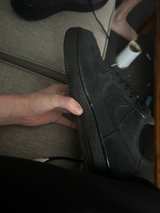 Nike Air Force 1 Low Suede Triple Black - Image 2