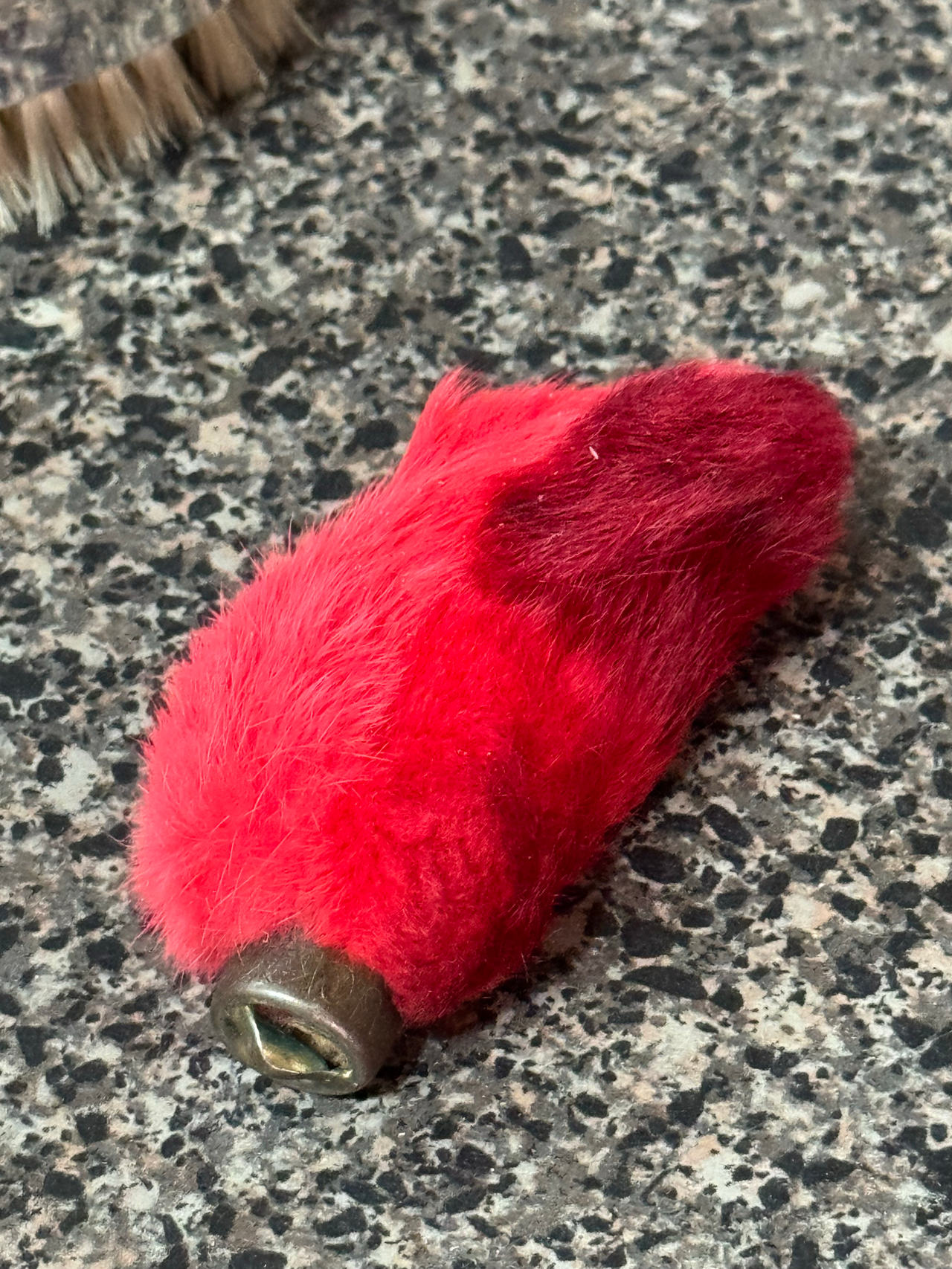 Lucky Rabbit's Foot Keychain