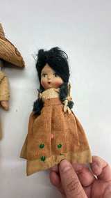 Vintage Mexican Souvenir Dolls Pair - Image 5
