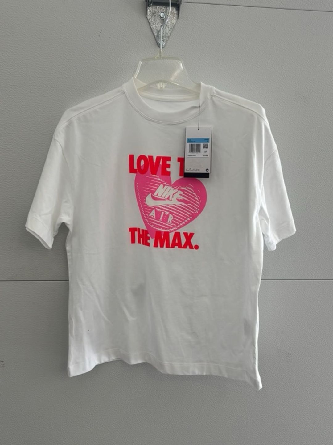 Nike Little Kids' Love to the Max Graphic T-Shirt White