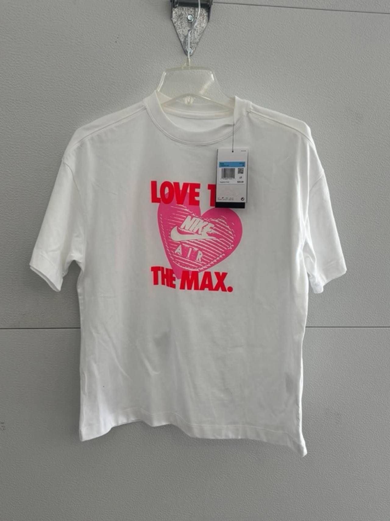 Nike Little Kids' Love to the Max Graphic T-Shirt White