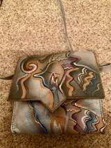 Anuschka Hand Painted Leather Crossbody Bag - Image 1