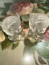 Vintage Clear Plastic Mice Salt and Pepper Shaker Set - Image 1