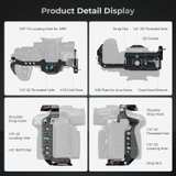 SmallRig HawkLock Quick Release Cage Kit Panasonic LUMIX GH7 GH6 4825 Top Handle - Image 4