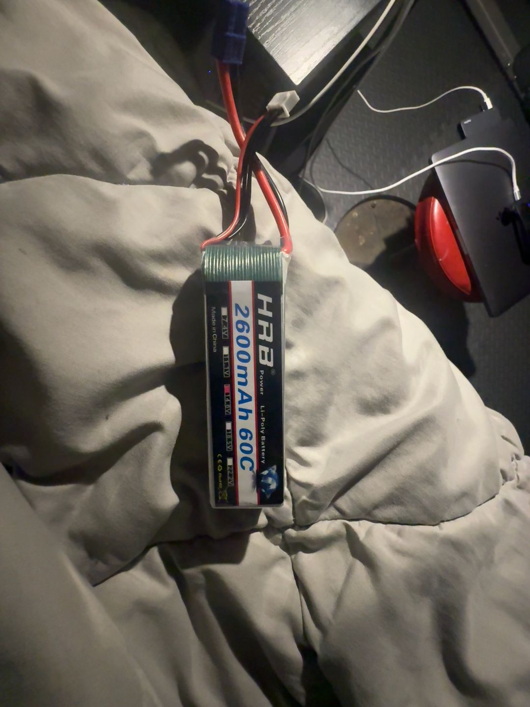 HRB 4S 2600mAh 14.8V 60C LiPo Battery EC3