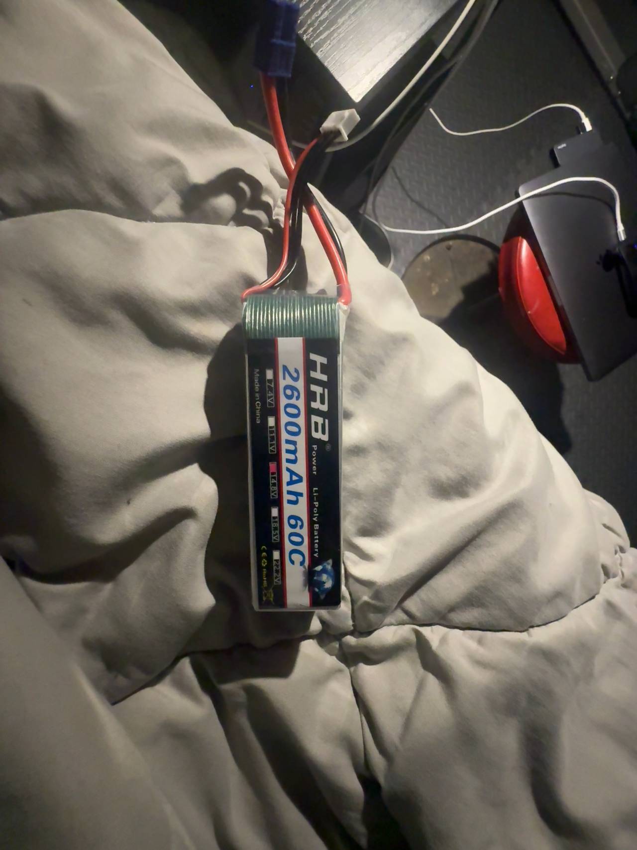 HRB 4S 2600mAh 14.8V 60C LiPo Battery EC3