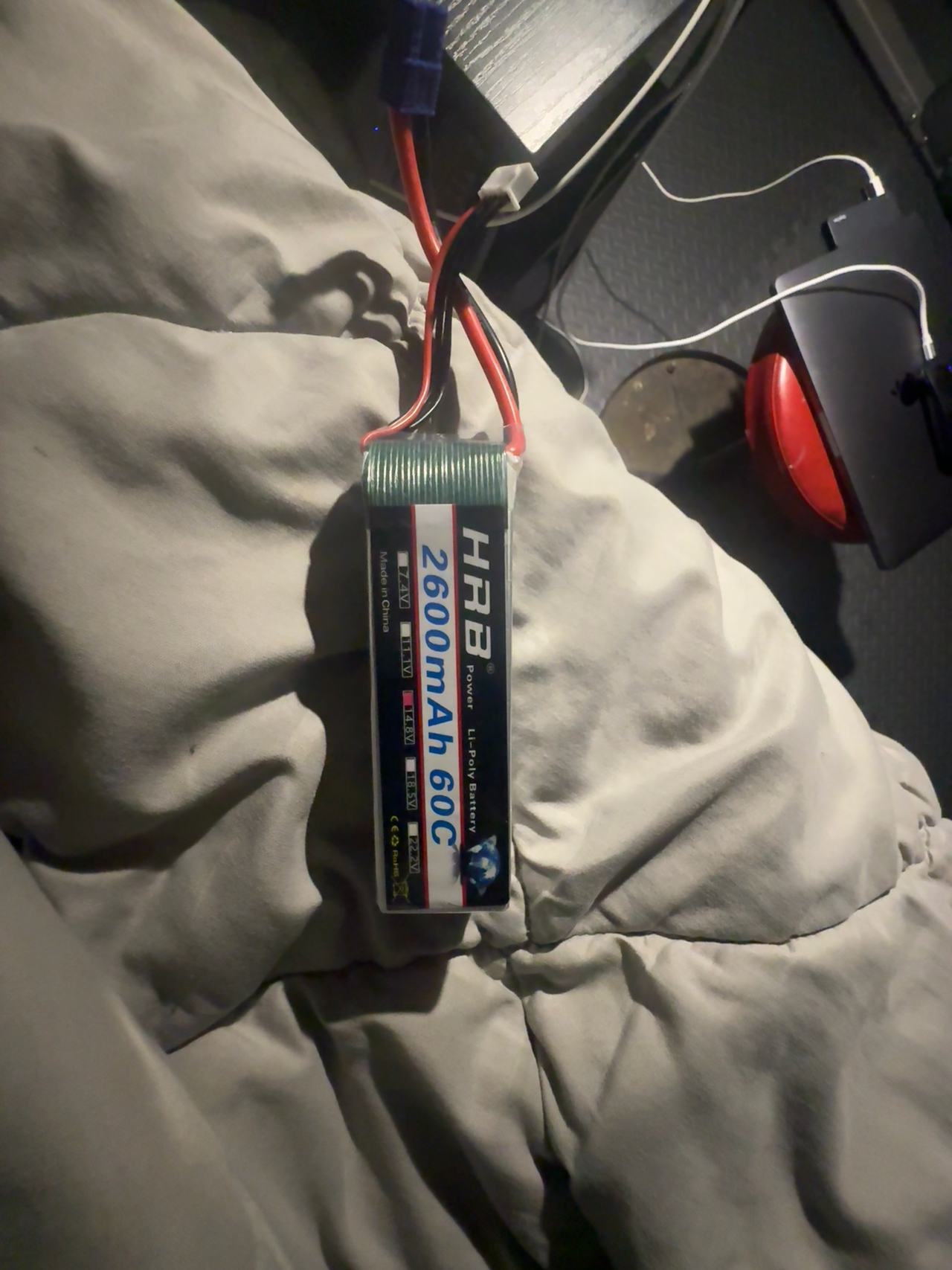 HRB 4S 2600mAh 14.8V 60C LiPo Battery EC3